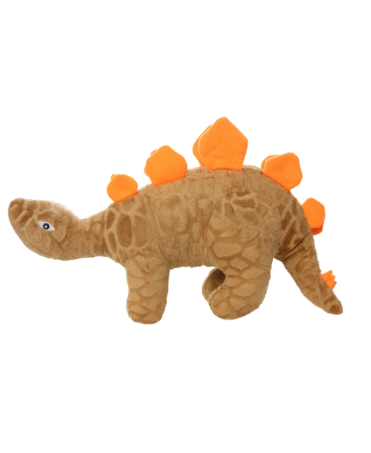 Dinosaur Stegosaurus, Dog Toy - Brown