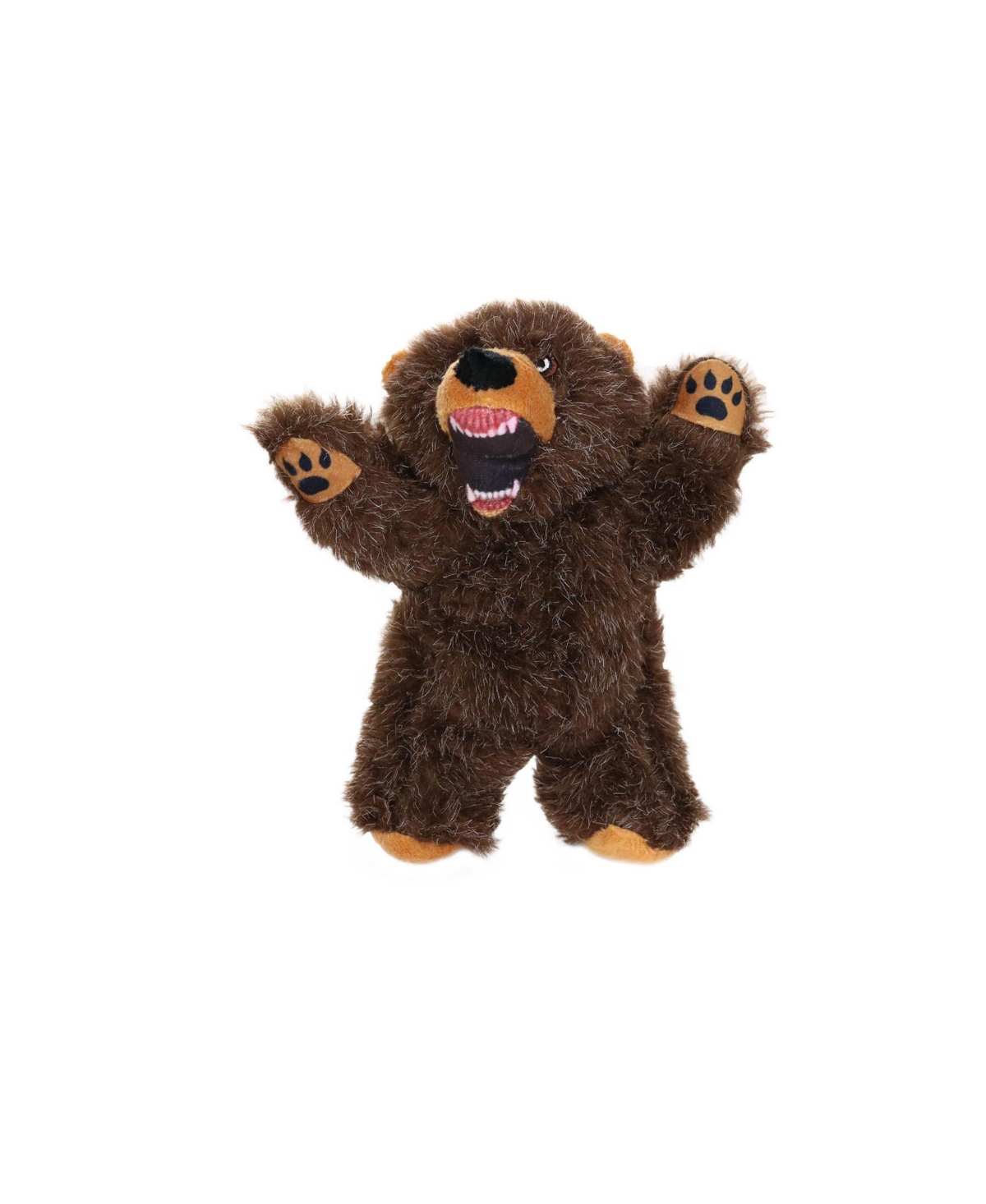 Jr Angry Animals Bear, Dog Toy - Brown