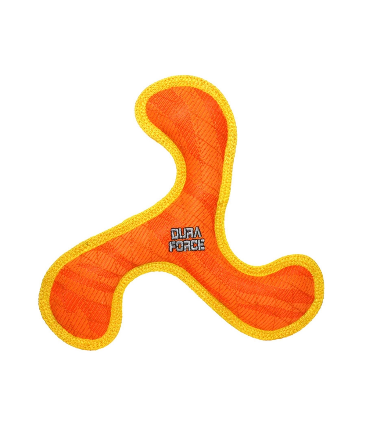 Boomerang Tiger Orange-Yellow, Dog Toy - Bright Orange