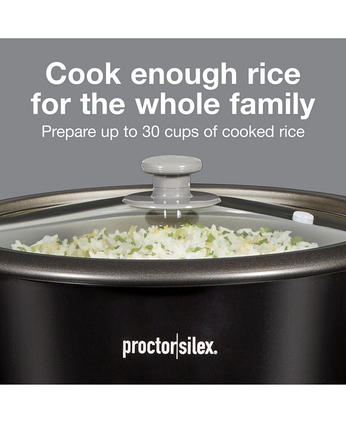 Proctor Silex 30 Cup Rice Cooker and Steamer Macy's