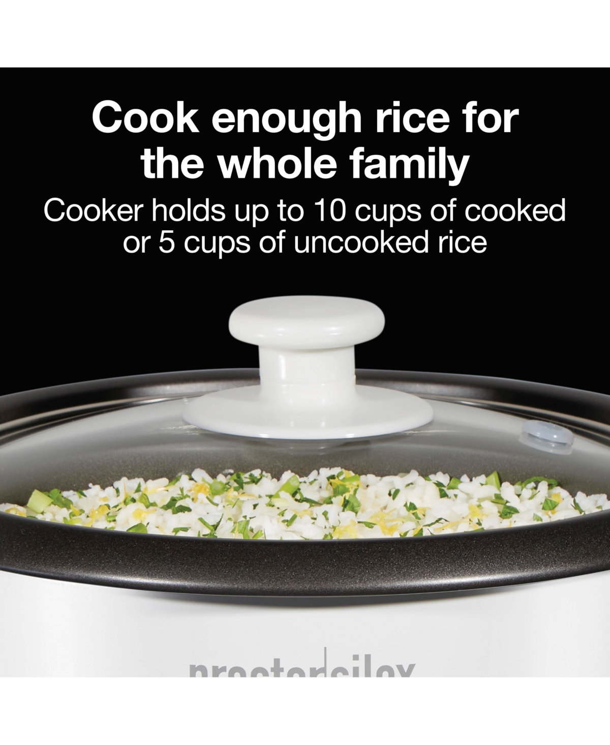 Proctor Silex 10 Cup Rice Cooker & Steamer - 37533G