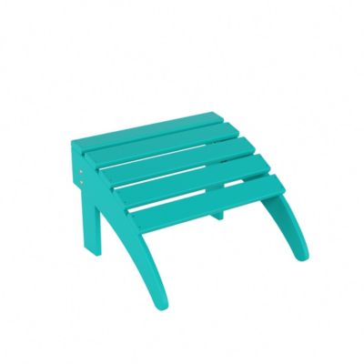 All-Weather Outdoor Patio Poly Adirondack Ottoman Footrest