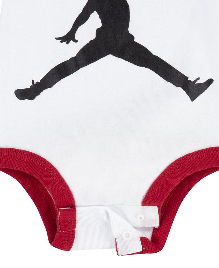 Jordan Baby Boys Jumpman Bodysuit, Hat and Socks, 3 Piece Set Macy's