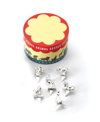 Let's Celebrate Circus Animals Candle Set, 6 Pieces
