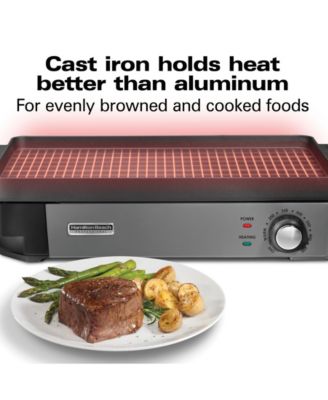 Professional Cast Iron Electric Grill - 38560