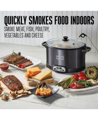 2-in-1 Indoor Smoker & Slow Cooker - 03-2500-W