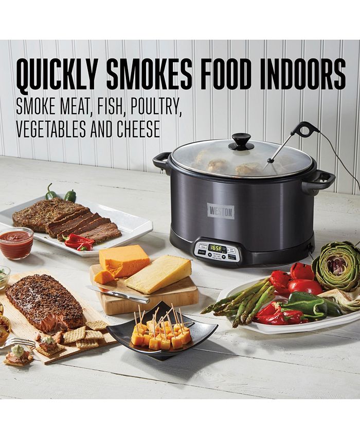 Weston 2in1 Indoor Smoker and Slow Cooker Macy