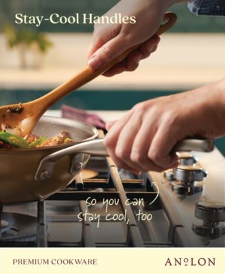 Ascend Hard Anodized Aluminum Non-Stick 10" Stir Fry Pan