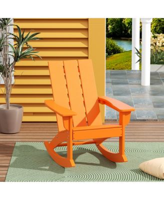Modern Adirondack Outdoor Rocking Chair