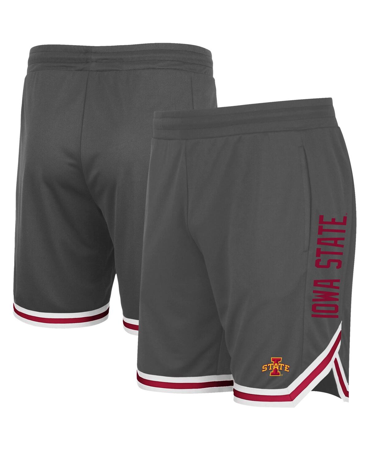 Men's ColosseumIowa State Cyclones Continuity Shorts - Charcoal