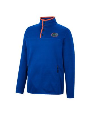 Men's Royal Florida Gators Rebound Quarter-Snap Jacket