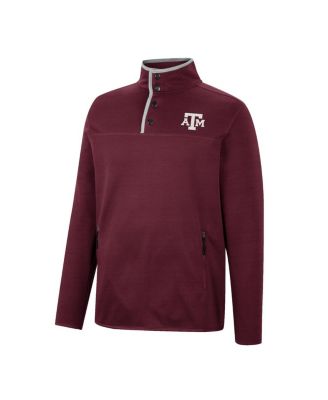 Men's Maroon Texas A&M Aggies Rebound Quarter-Snap Jacket