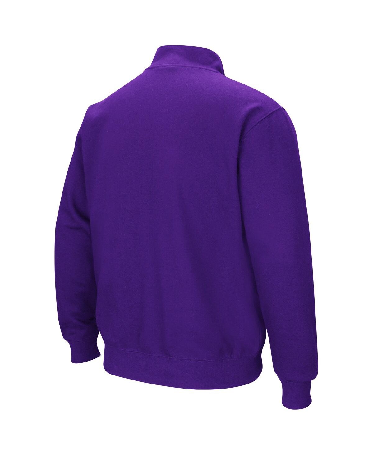 Shop Colosseum Men's  Purple Minnesota State University Mankato Tortugas Quarter-zip Sweatshirt