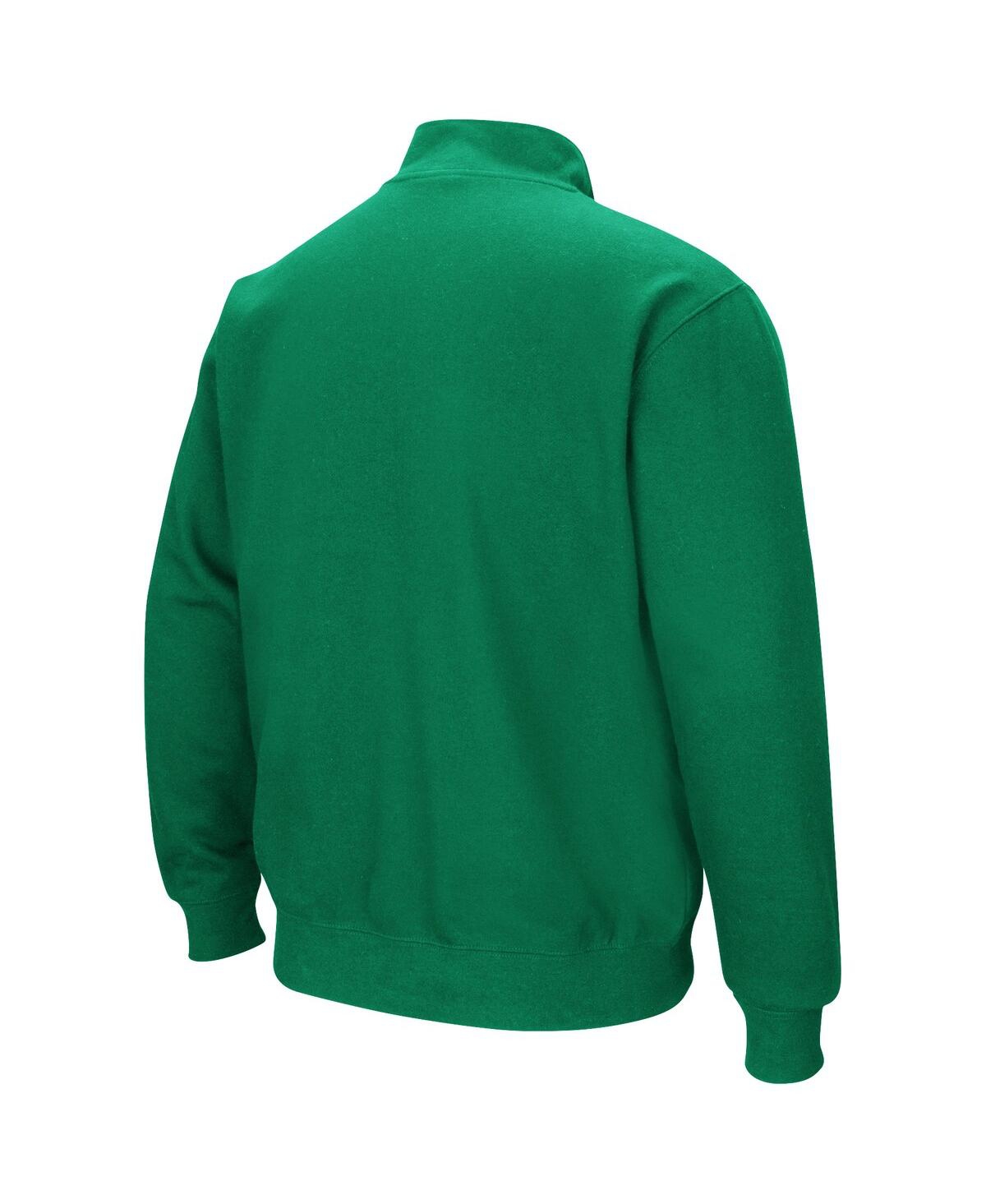 Shop Colosseum Men's  Green Oregon Ducks Big And Tall Tortugas Logo Quarter-zip Sweatshirt