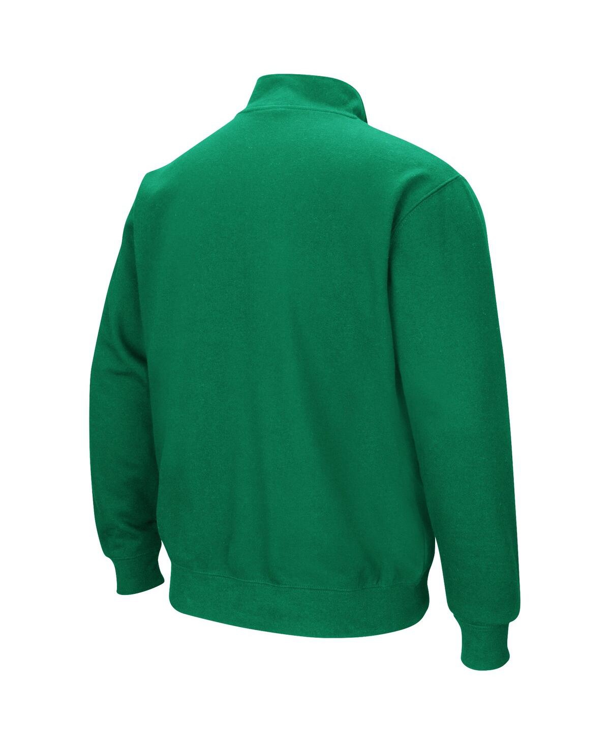 Colosseum Men's  Green Oregon Ducks Big And Tall Tortugas Logo Quarter-zip Sweatshirt In Green