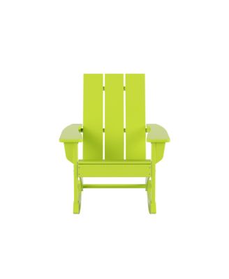 Modern Adirondack Outdoor Rocking Chair