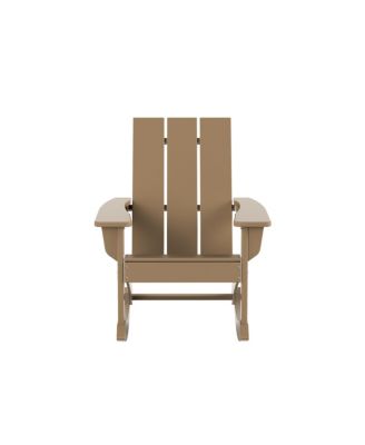 Modern Adirondack Outdoor Rocking Chair