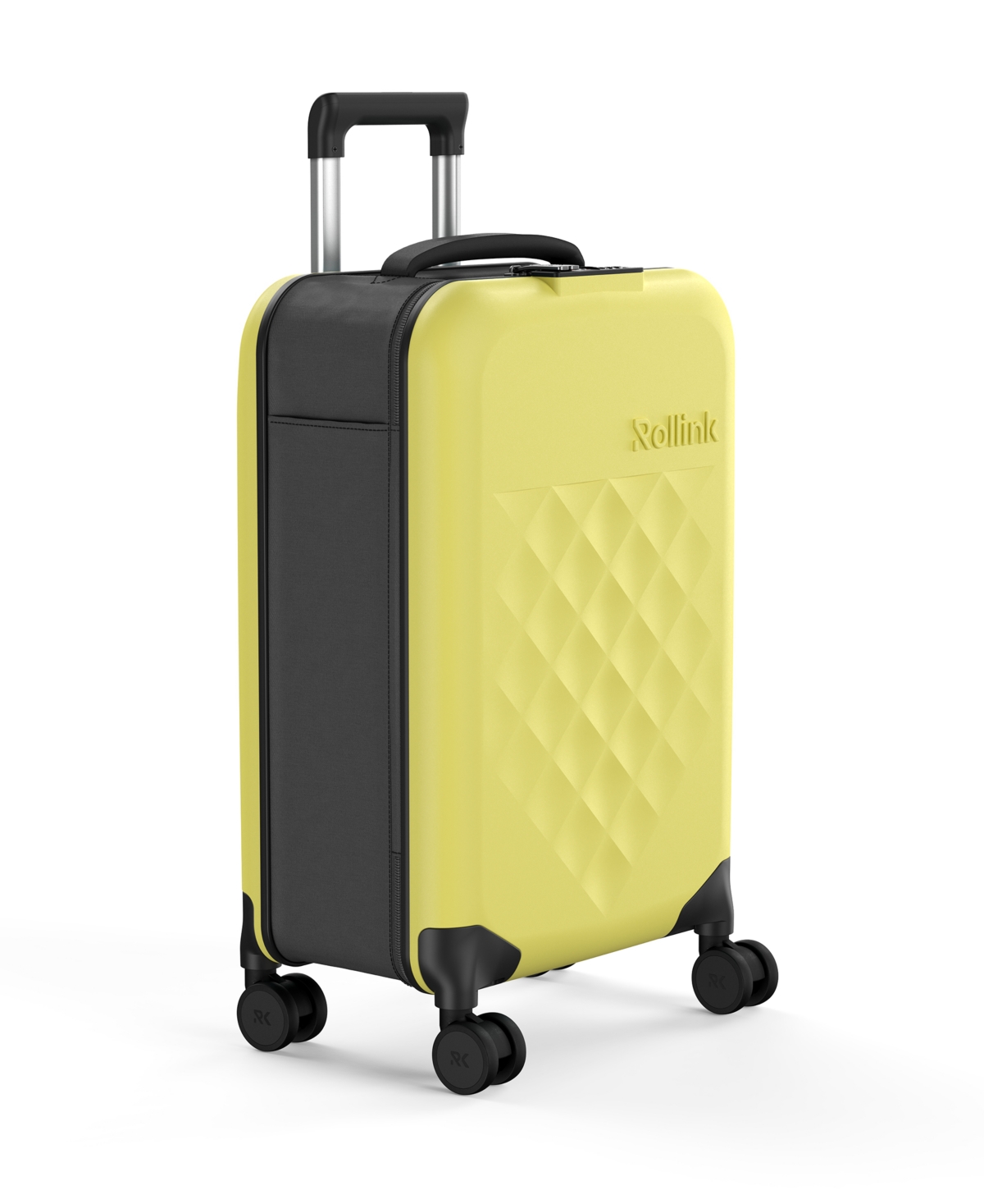 Rollink Flex 360 Carry-on 22" Spinner Suitcase In Bright Yellow