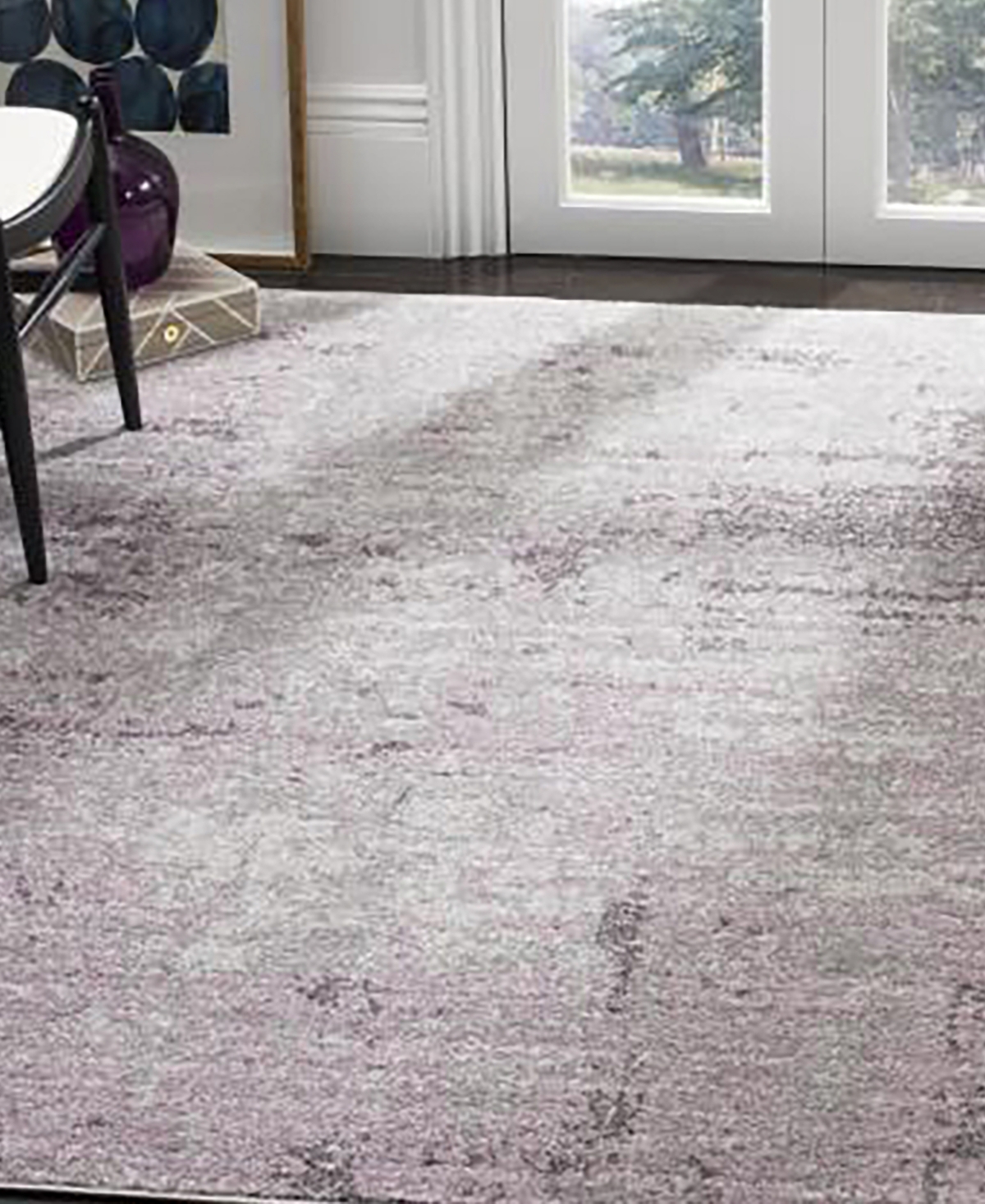 Safavieh Adirondack 130and Purple x Area Rug - Light Gray