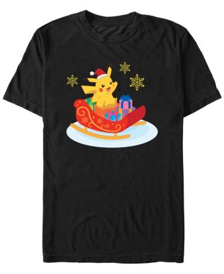 Fifth Sun Men's Pokemon Christmas Ride Short Sleeves T-shirt - Macy's