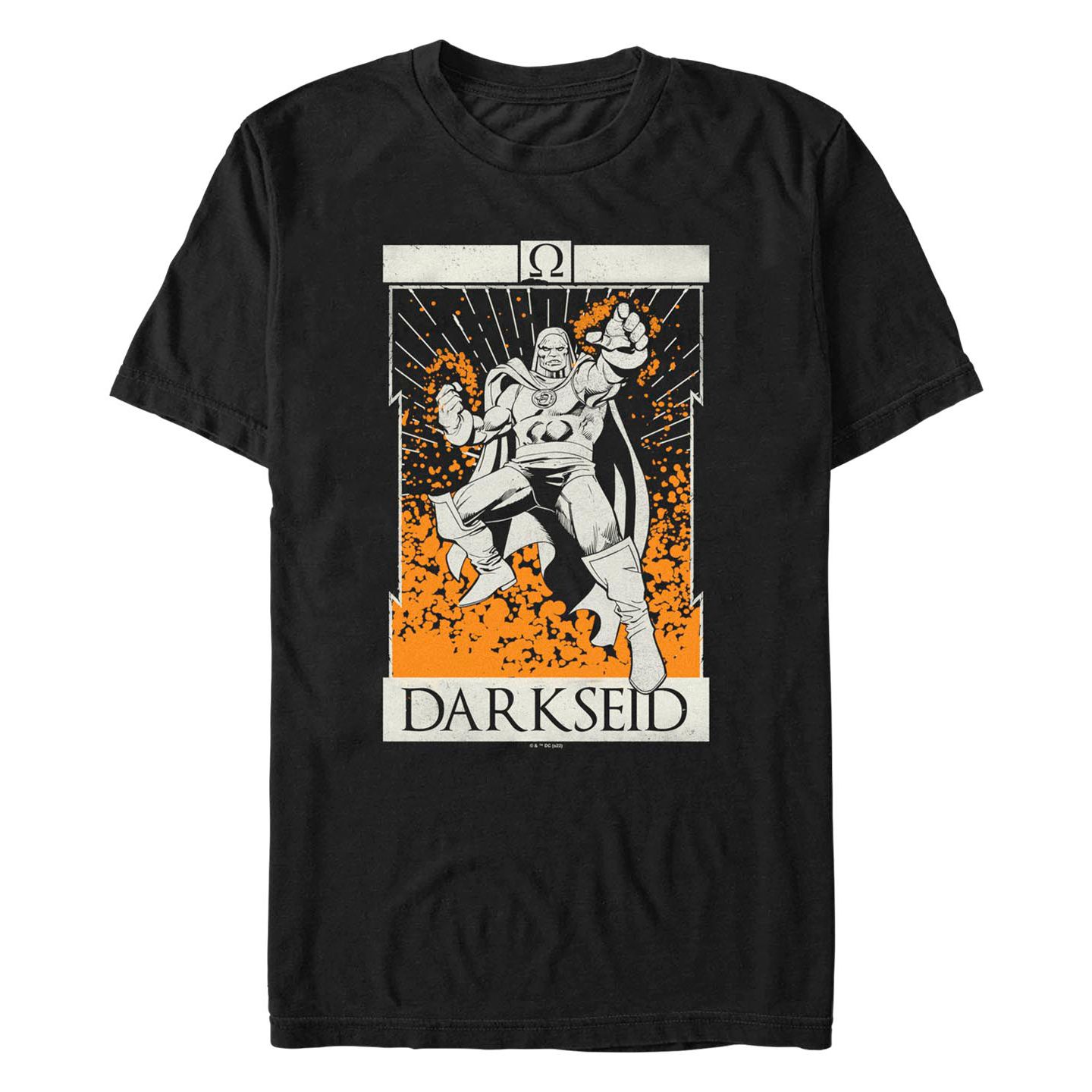 Мужская футболка Fifth Sun Justice League Darkseid Tarot Short Sleeves, цвет: Чёрный — фото 1