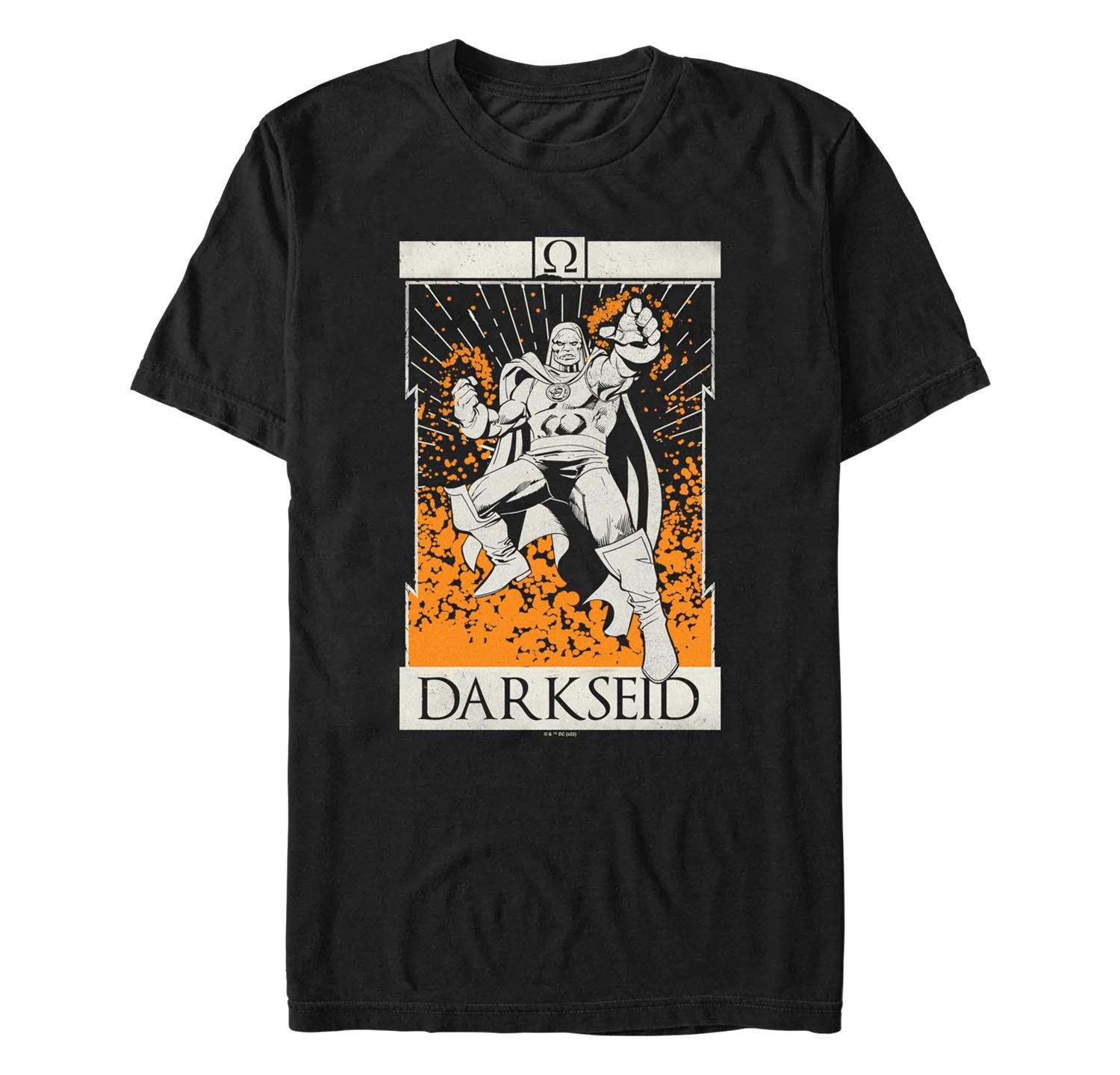 Men's Justice League Darkseid Tarot Short Sleeves T-shirt