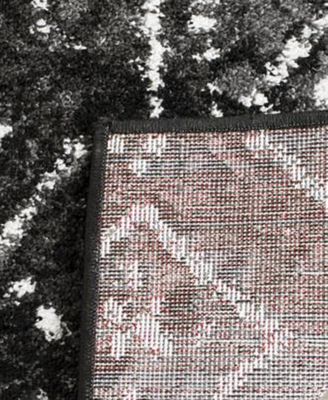 Safavieh Adirondack 111 Black and Silver 4' x 6' Area Rug