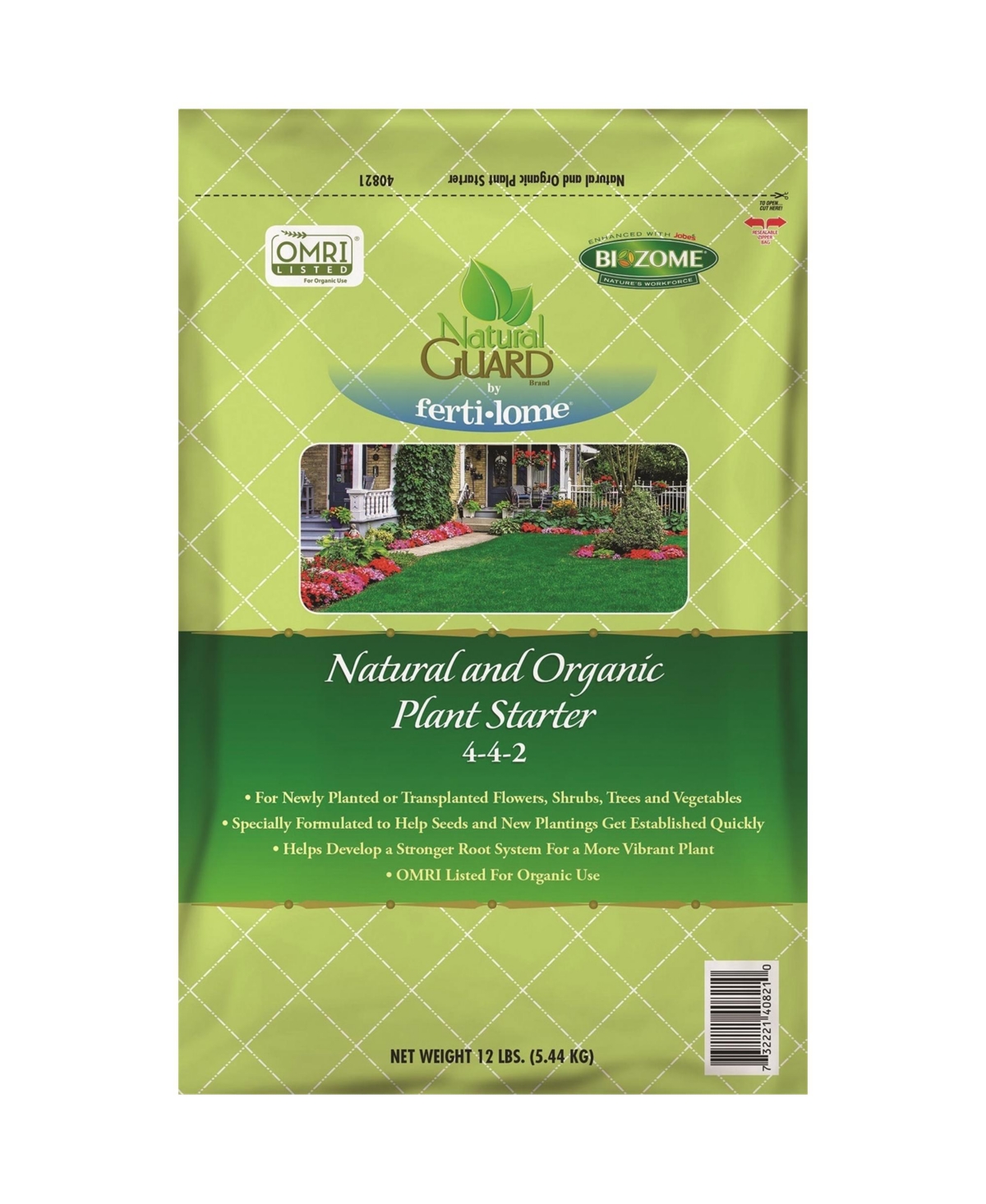 Natural Guard Natural and Organic Plant Starter Food, 12lbs - Brown