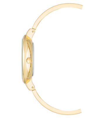 Women's Gold-Tone Alloy Bangle Fashion Watch 41mm Set 4 Pieces