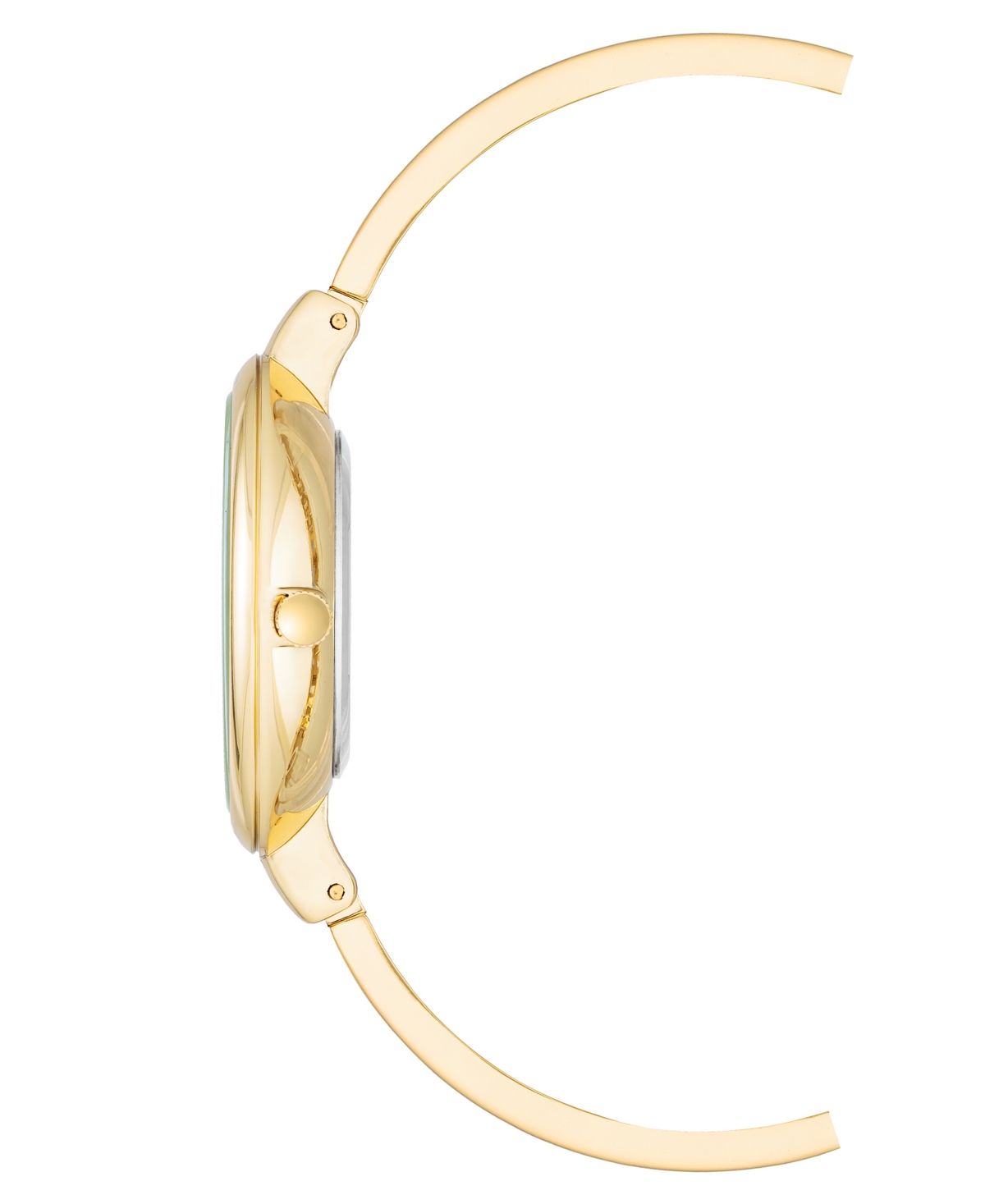 Anne Klein Women's Gold-tone Alloy Bangle Fashion Watch 41mm Set 4 Pieces In Gold-tone