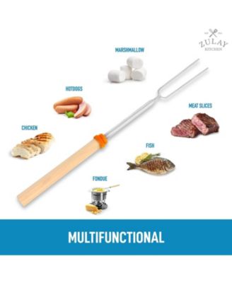 Long Marshmallow Roasting Sticks Extendable Design