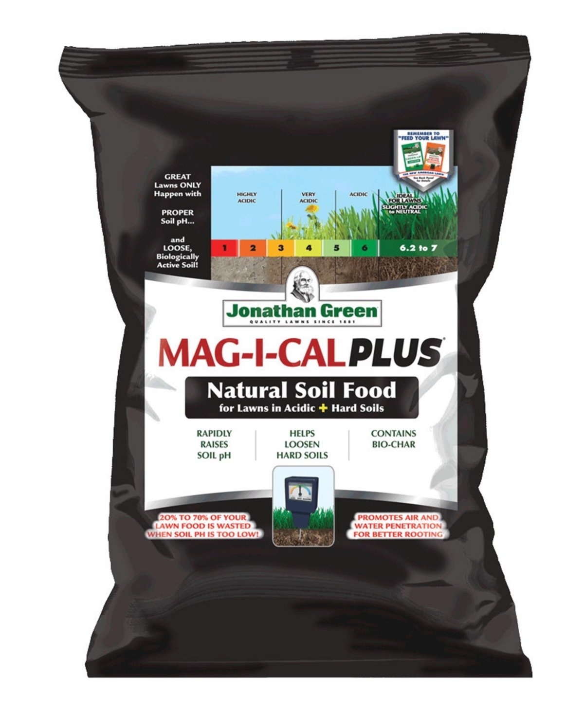 Mag-i-cal Plus for Lawns in Acidic Hard Soils, 18lb 5M - Open Miscellaneous