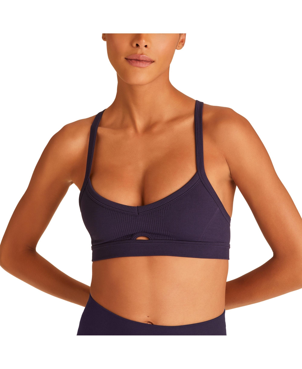 Women's Adult Barre Cami Bra - Wine