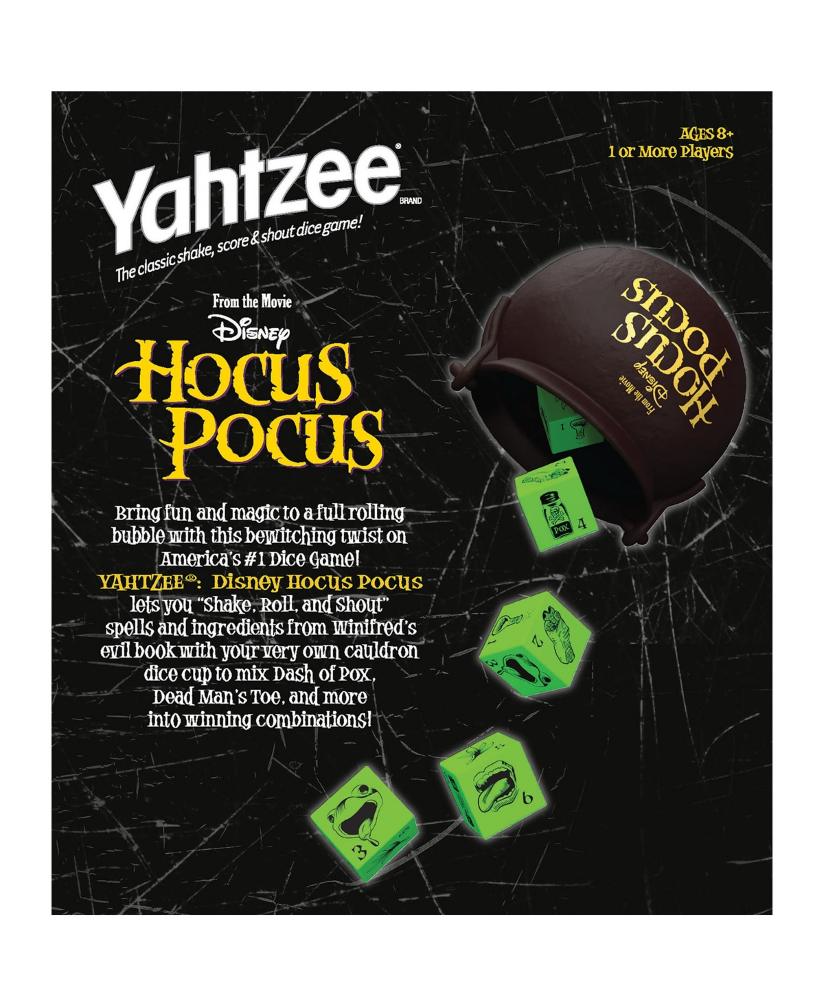 Shop Yahtzee Disney Hocus Pocus Game In Multi