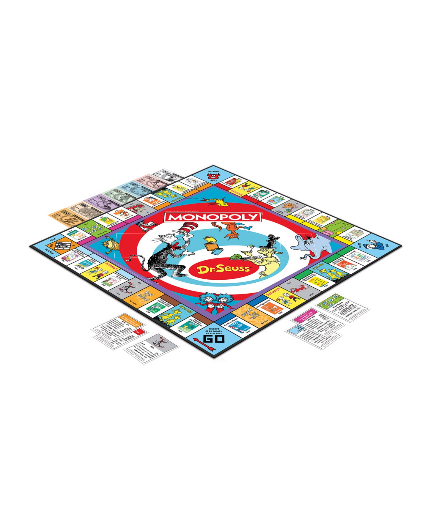 Детская настольная игра MONOPOLY Dr. Seuss Board Game, Ages 8+ — фото 3