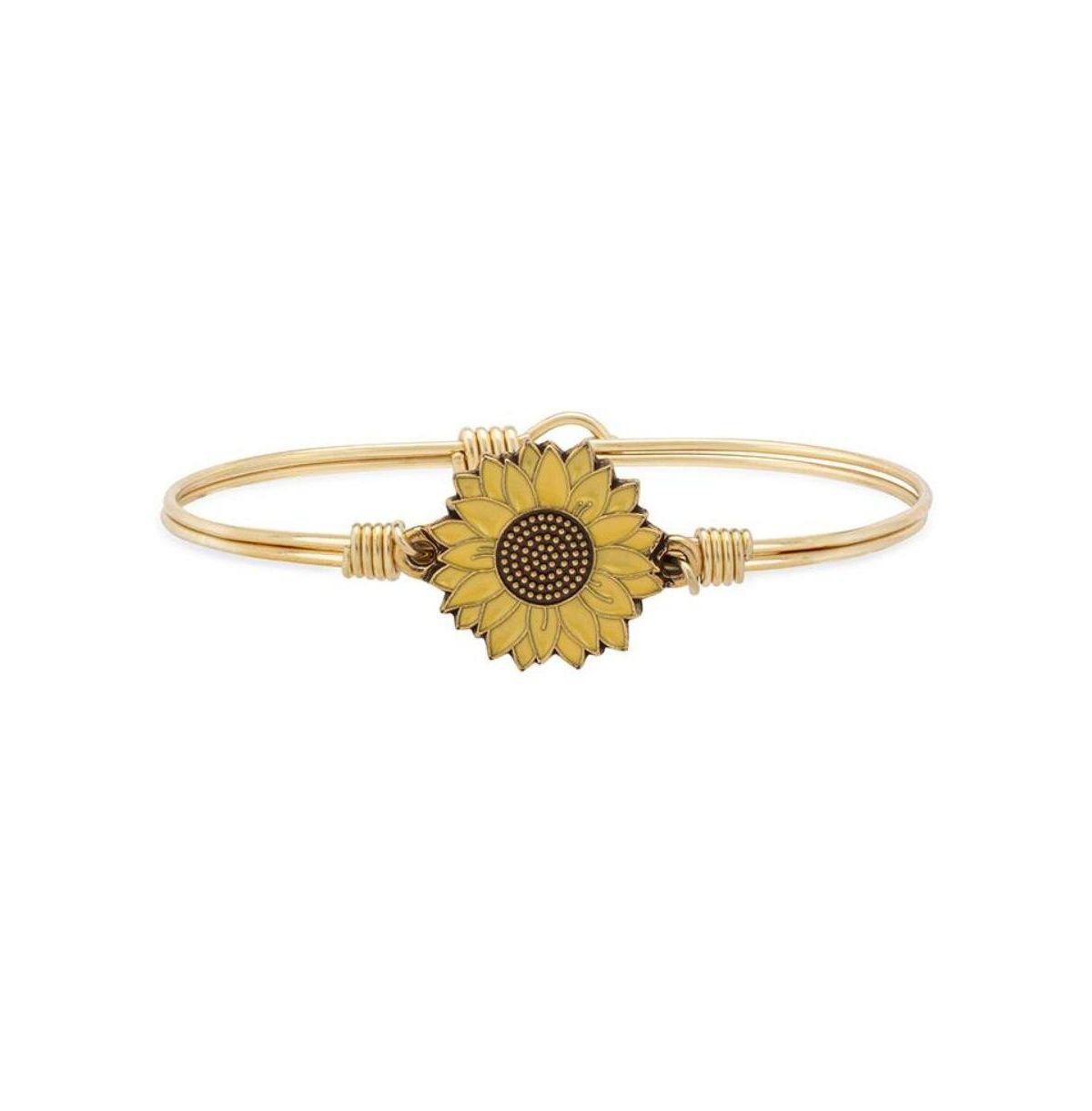 Luca + Danni Yellow Sunflower Bangle Women's Bracelet