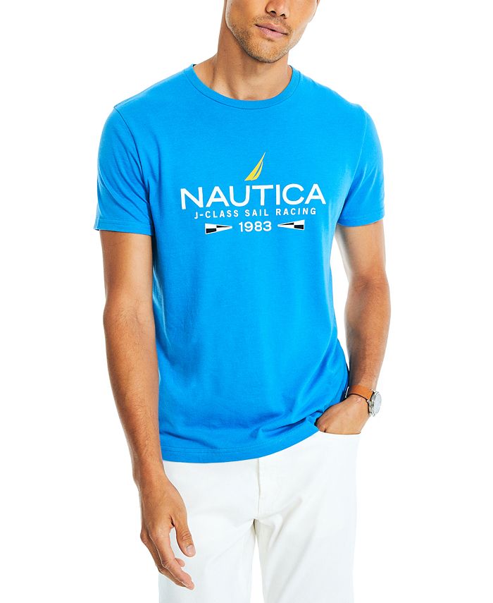 Nautica Men's Sustainably Crafted Logo Graphic T-Shirt - Macy's