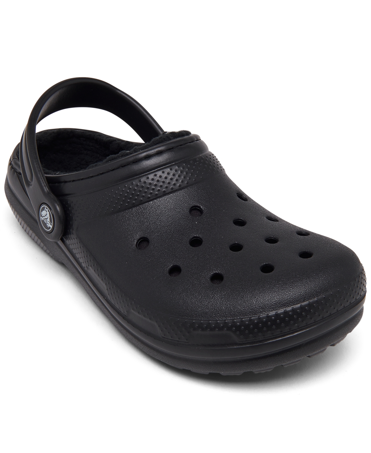 Crocs Little Boys Classic Lined Clogs From Finish Line In Black | ModeSens
