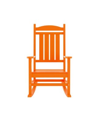 All-Weather Outdoor Patio Poly Classic Porch Rocking Chair (Set of 4)