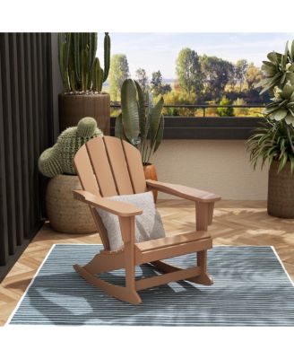 Outdoor Patio Porch Rocking Adirondack Chair