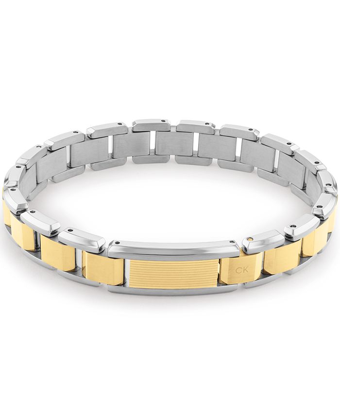Calvin Klein Men's Stainless Steel Link Bracelet & Reviews - All  Accessories - Men - Macy's
