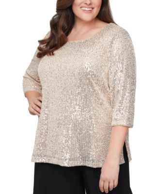 macys dressy tops plus size