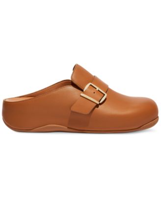 FitFlop Women's Shuv Buckled-Strap Slip-On Clog Flats - Macy's