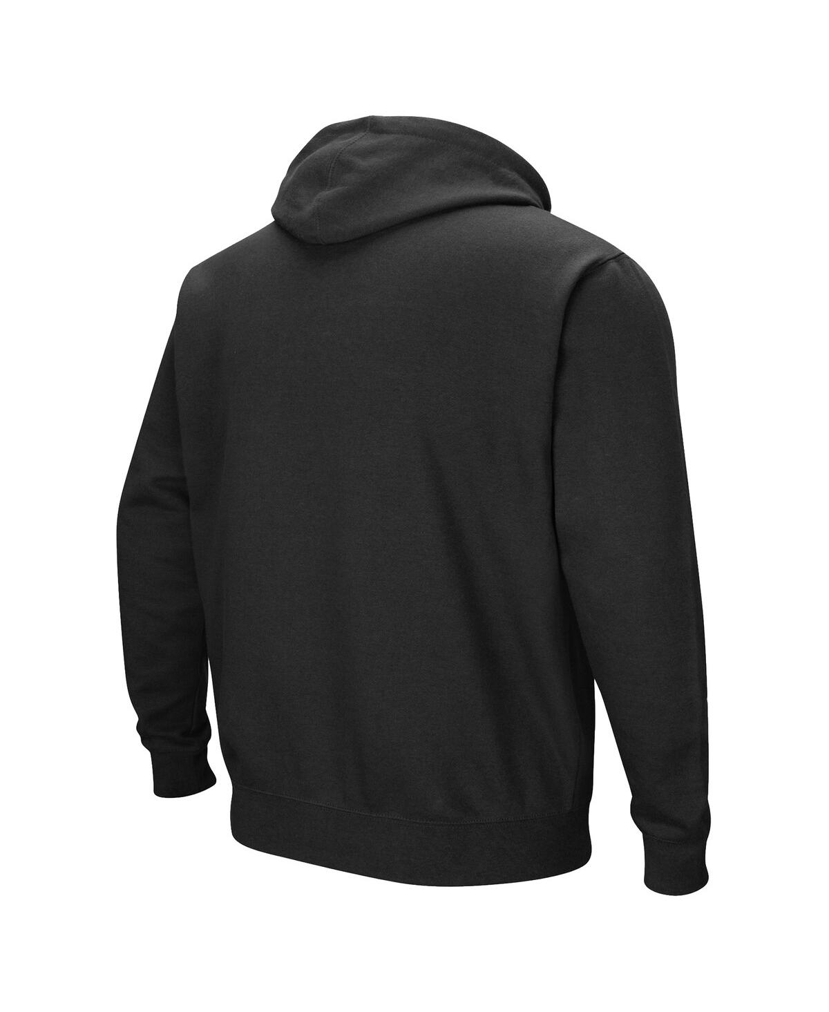 Colosseum Men's  Charcoal Pitt Panthers Arch & Team Logo 3.0 Pullover Hoodie In Charcoal