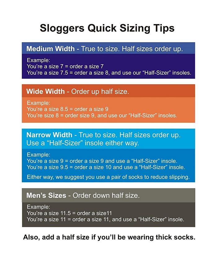 mens sloggers size 10