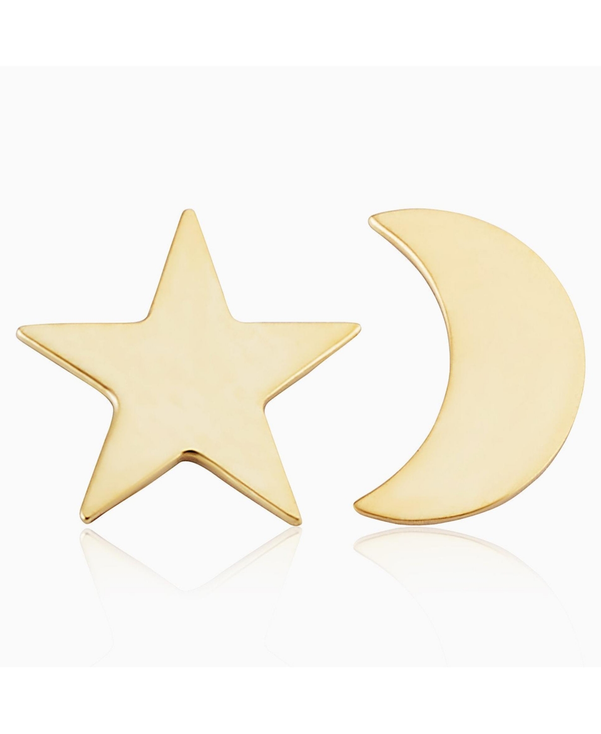 Oradina 14k Yellow Gold Night Sky Studs In Yellow Gold
