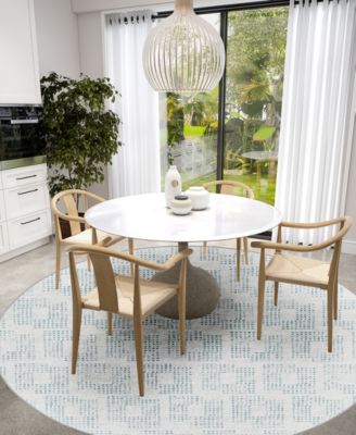 Delano Washable DA1 10' x 10' Round Area Rug