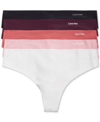 캘빈 클라인 언더웨어 세트 (선물 추천) Calvin Klein Invisible Thong 5-Pack QD3556