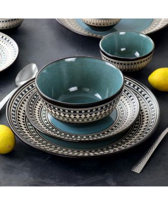 Sage 16 Pc. Dinnerware Set, Service for 4