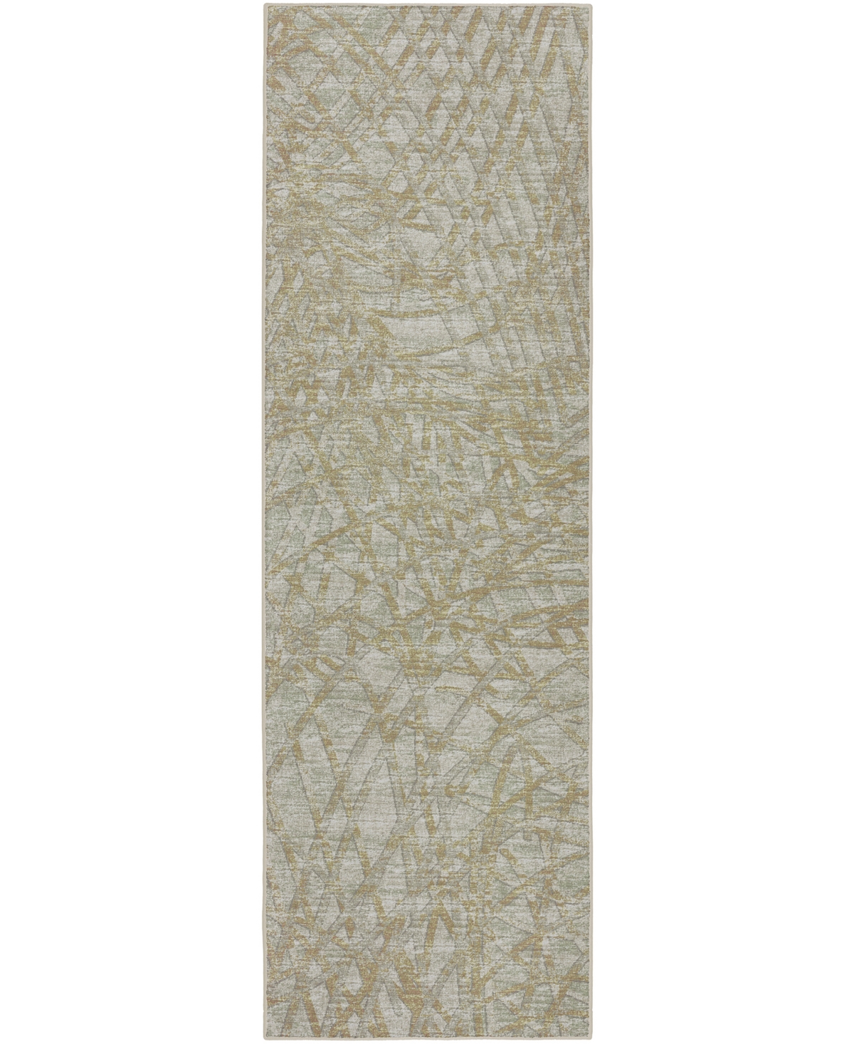 D Style Briggs Brg-2 2'6in x 10' Runner Area Rug - Moss